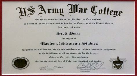 Master of Science in Strategic Studies (MS in SS)