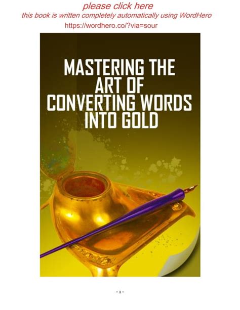 Master the Art of Converting 