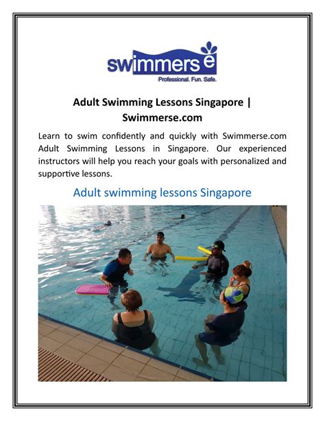 Master the Art of Swimming: A Comprehensive Guide to Adult Swimming Lessons in Singapore