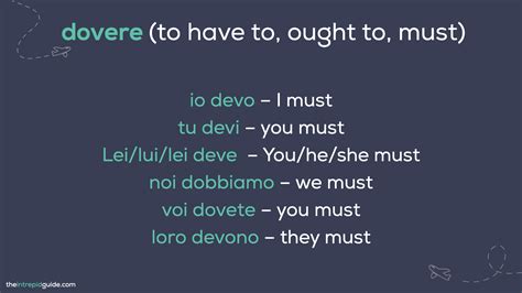 Master the Conjugation of Dovere: A Comprehensive Guide for Italian Language Proficiency