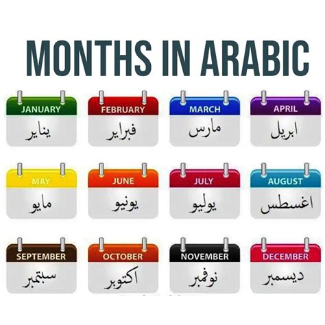 Master the Months of the Year in Arabic: Your Key to Understanding Arab Culture