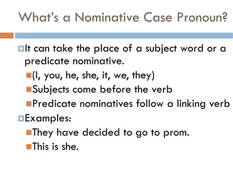 Master the Nominative Form of Pronoun: Unlocking Grammatical Brilliance