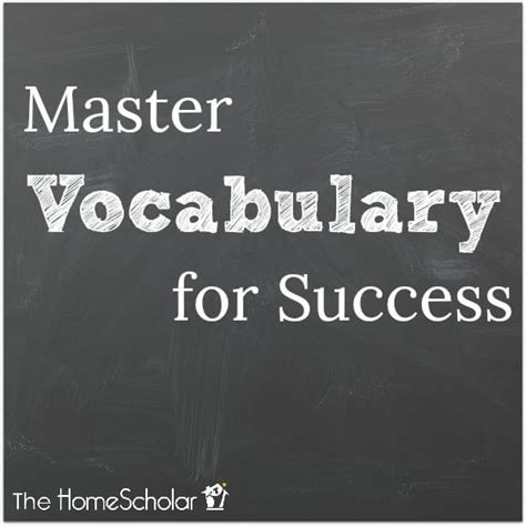 Master the Vocabulary for Success