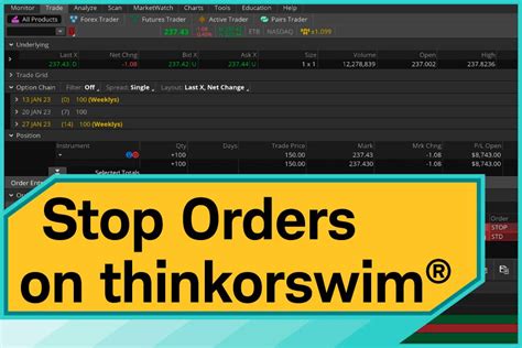 Master thinkorswim Trailing Stop: Your Ultimate Guide to Profit Protection