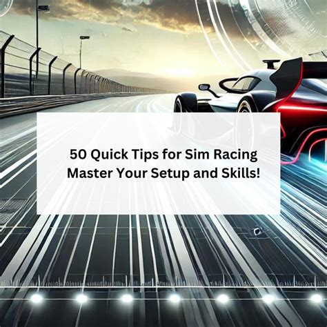 Master your racing skills: