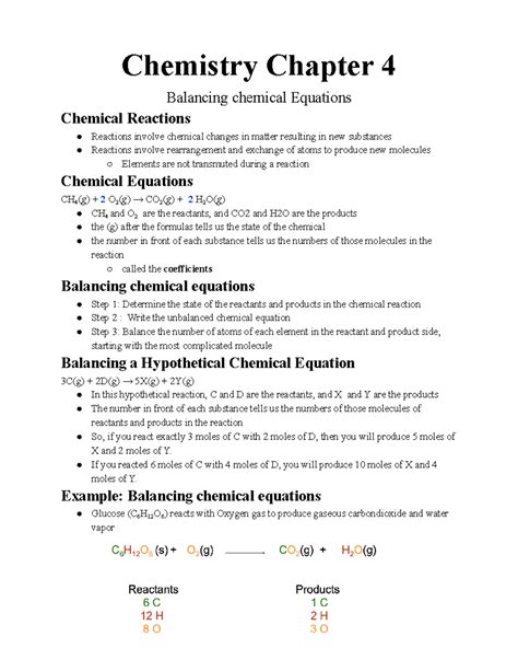 Mastering Chemistry Chapter 4 Answer Key Reader