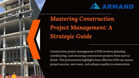 Mastering Construction Project Management: A Comprehensive Guide