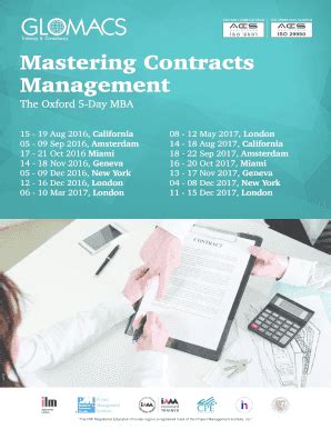 Mastering Contract Management: A Comprehensive Guide for Managers