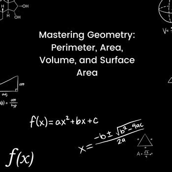 Mastering Geometry: A Journey Through Volume and Surface Area