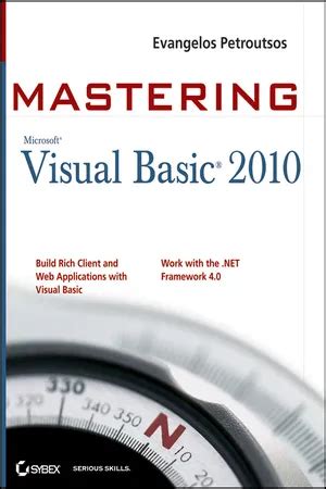 Mastering Microsoft Visual Basic 2010 Kindle Editon