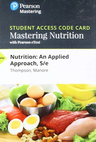 Mastering Nutrition with MyDietAnalysis with Pearson eText Standalone Access Card for Nutrition An Applied Approach 5th Edition Kindle Editon