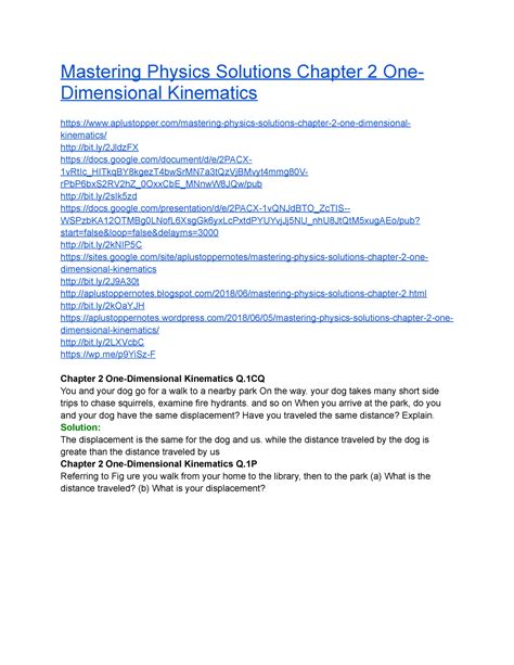 Mastering Physics Solutions Ch 4 PDF