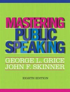 Mastering Public Speaking 8th Edition Ebook Epub