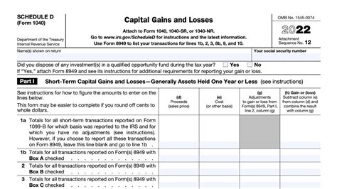 Mastering the 1040 Schedule D Instructions: A Comprehensive Guide to Capital Gains and Losses