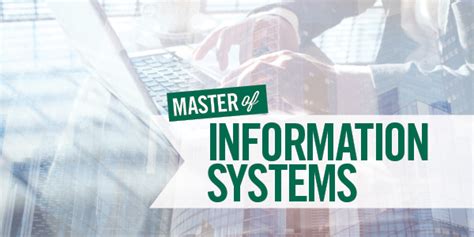 Mastering the Future: Embarking on a Master's in Information Systems