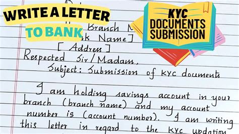 Mastering the KYC Letter: A Comprehensive Guide to Writing a Compliant and Effective Letter