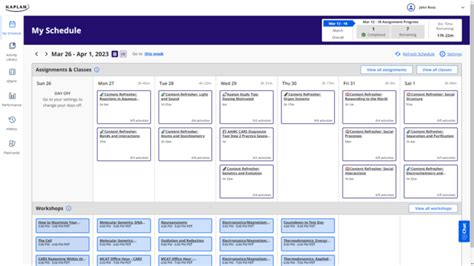 Mastering the Kaplan Web Schedule: A Comprehensive Guide for Students