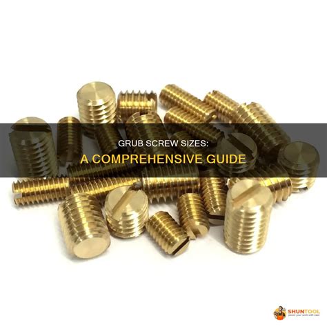 Mastering the Power of Grub Screws: A Comprehensive Guide