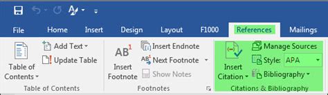 Mastering the Reference Tab for Exceptional Document Management in MS Word