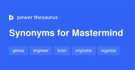 Mastermind Thesaurus: Unlock the Power of Words for Unparalleled Impact