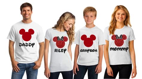 Matching Family Disney Shirts: A Picture-Perfect Way to Celebrate Your Love for Disney