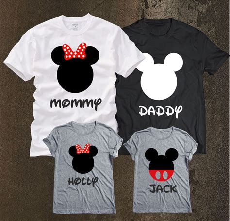 Matching Family Disney T-Shirts: A Timeless Way to Express Family Unity and Love