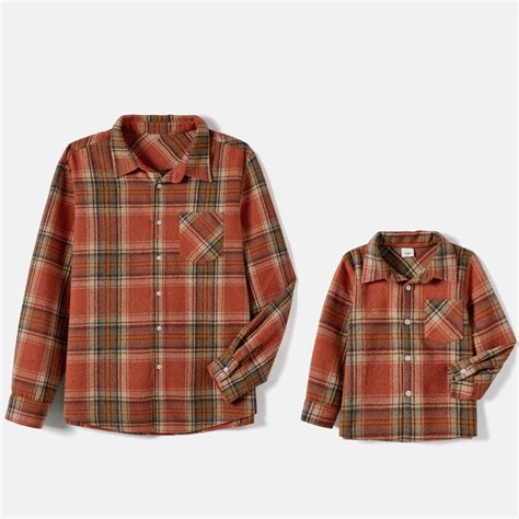 Matching Father and Son Flannel Shirts: A Timeless Trend