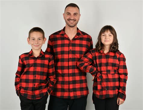 Matching Flannel Shirts for the Family: A Timeless Tradition