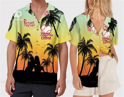 Matching Hawaiian Shirts for Couples: A Perfect Way to Show Your Love and Aloha