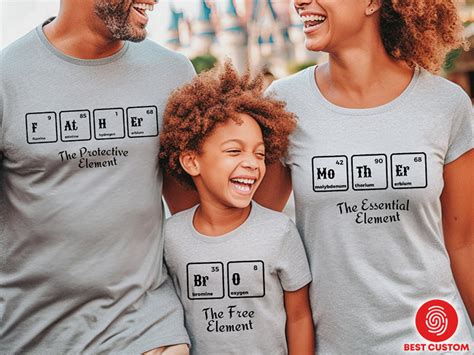 Matching Shirts: A Symbol of Family Unity