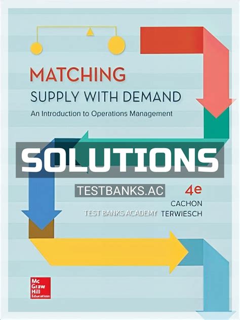 Matching Supply With Demand Solutions Doc