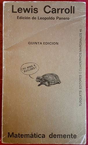 Matematica Demente Collections Spanish Edition Kindle Editon