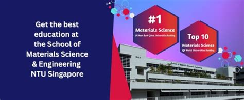 Materials Engineering @ NTU: A 5-Star Program for World-Class Engineers