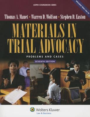 Materials in Trial Advocacy Problems and Cases Coursebook Series Kindle Editon