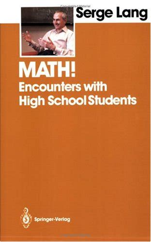 Math! Encounters with High School Students 1st Edition Reader