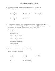 Math 116 Final Exam Answers Axia College Reader