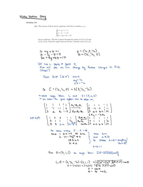 Math 204 Final Solutions Concordia Reader