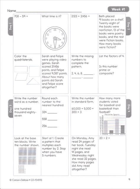 Math 4 Today Grade Answer Key Epub