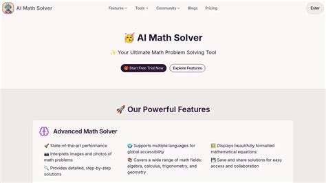 Math Answer Generator AI: Your Ultimate Tool for 10,000+ Math Problems