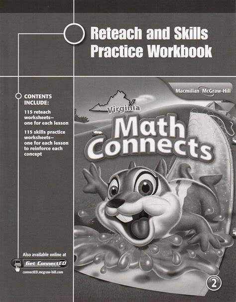 Math Connects, Grade 2, Reteach and Skills Practice Workbook Reader