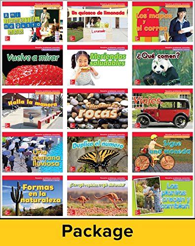 Math Connects, Kindergarten, Real-World Problem Solving Readers Package (Spanish) Reader