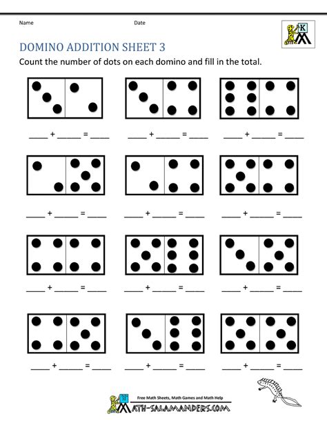Math For Kindergarten Printable
