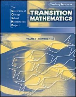 Math Lesson Master Answers Transition Mathmetics Doc