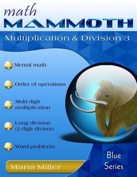 Math Mammoth Multiplication and Division 3 Ebook PDF