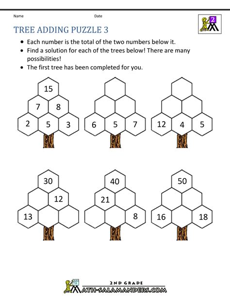 Math Puzzle Printable