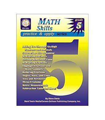 Math Skills Grade 5 Practice and Apply Reader