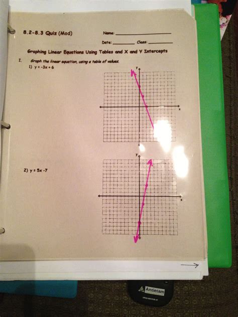 Math Skills Transparency Worksheet Answers Chapter 13 PDF