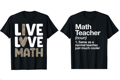 Math T-Shirts: A Funny and Educational Way to Show Your Love of Math