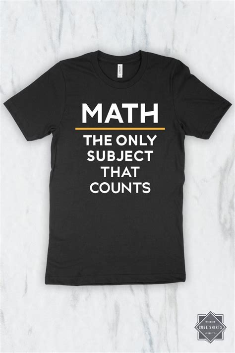 Math T-shirts: The Perfect Way to Express Your Love for Numbers