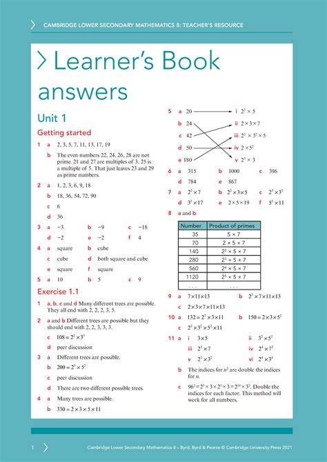 Math Workbook Answers 3 PDF